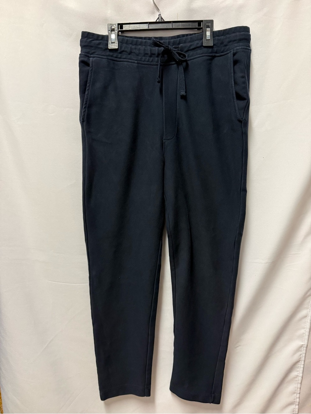 Zara women’s navy blue drawstring pull on casual pants